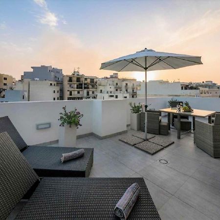 Stunning Penthouse Roof Terrace & Communal Swimming Pool St. Paul's Bay Exterior foto